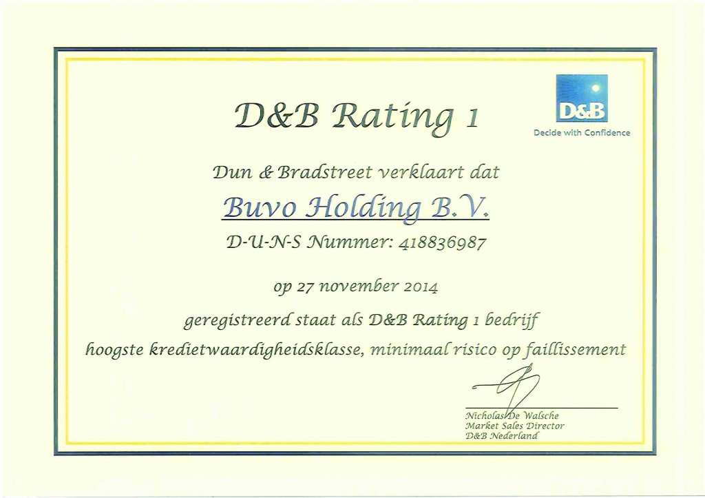 D&B Rating 1